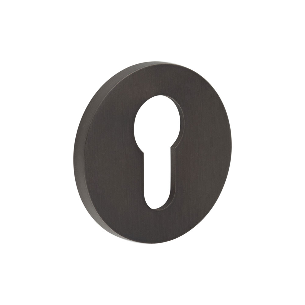 SOX Insi 316 Round Euro Escutcheon - Dark Bronze